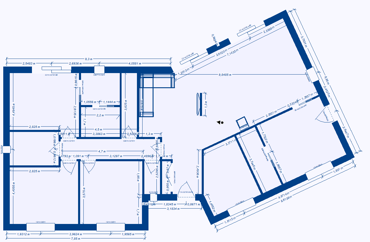 plan de maison de plain pied avec 2 chambres - Plan de maison de plain pied Plan Les Maisons