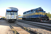 It is unusual to see a passenger train these days, so I took some pictures. (city of aurora)