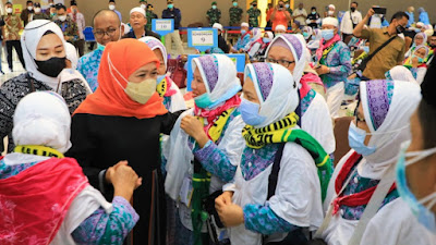 Kuota Haji Jatim Bakal Bertambah 1.272, Gubernur Khofifah, Alhamdulillah Bisa Kurangi Antrean Panjang Haji di Jatim