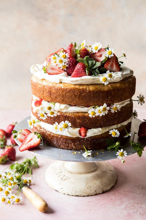 Basically, this cake is spring in cake form, and it is good!