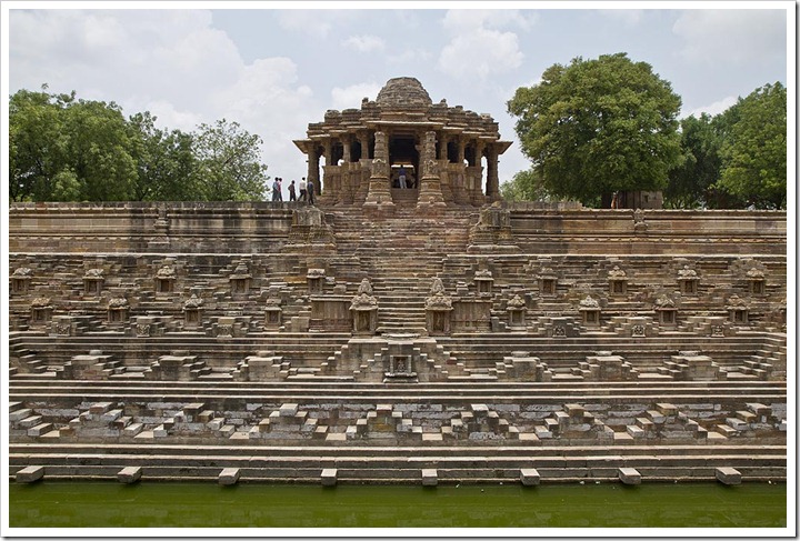 Sun Temple - Sabha Mandap Front with Step Well 01