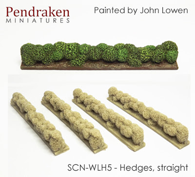 SCN-WLH5   Hedges, straight (4 pieces) 