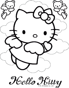 Hello Kitty Coloring Pages