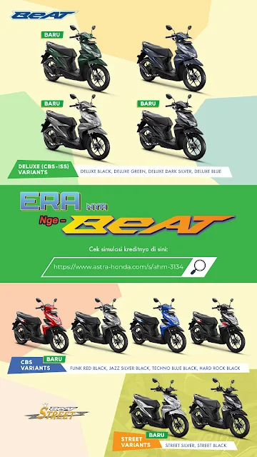 Spesifikasi New Honda Beat 2023