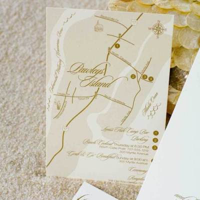 This Wedding Invitation is our overture to the exciting seaward Bride