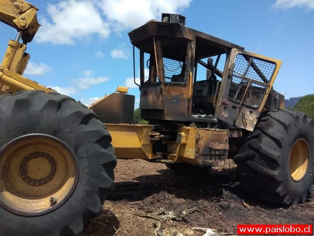 Ataque incendiario habría afectado a maquinaria forestal en San Juan de la Costa