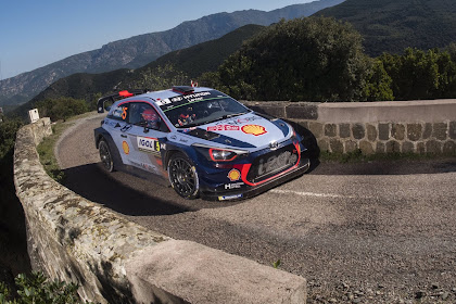 Motorsport: Thierry Neuville og Hyundai i20 WRC vinner Rally Corsica