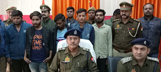 जौनपुर: चोरी की 9 बाइक संग पांच चोर गिरफ्तार  | #NayaSaveraNetwork
