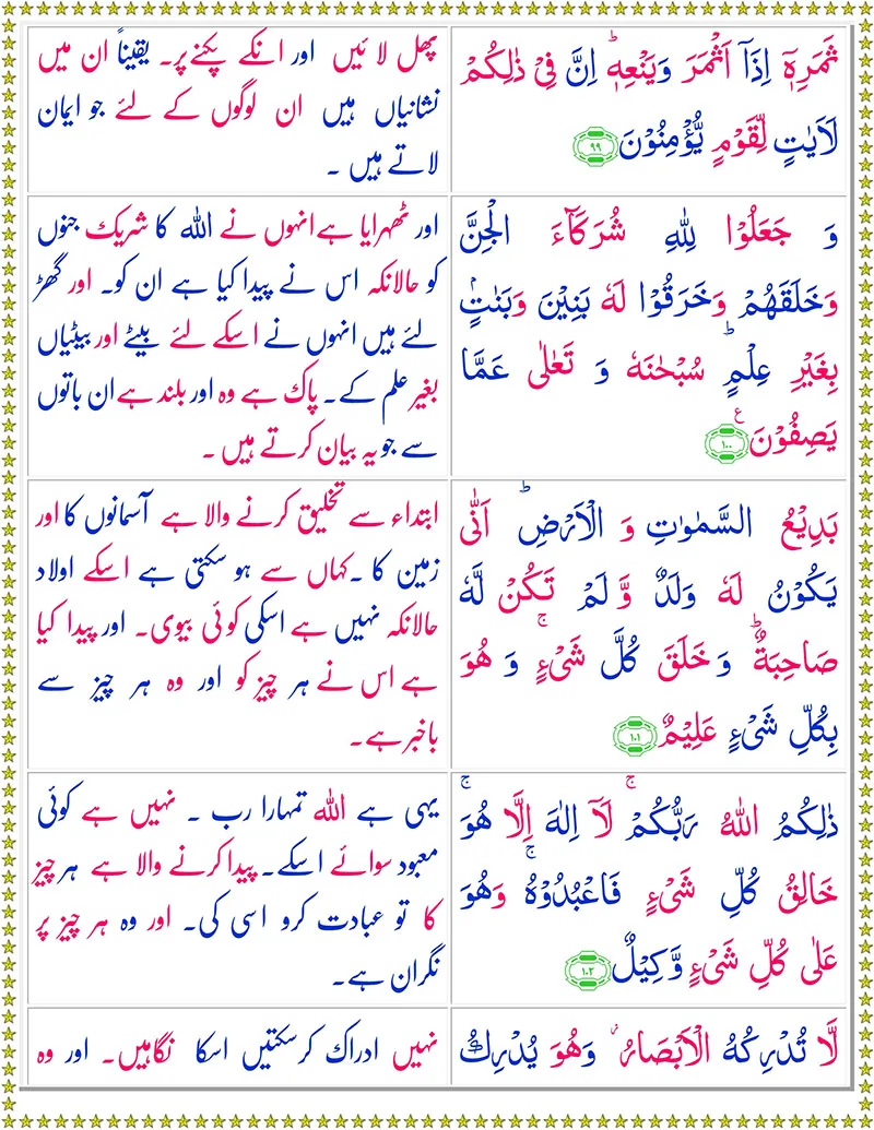 Surah Al-An’am with Urdu Translation,Quran,Quran with Urdu Translation,Surah Al-An’am with Urdu Translation,