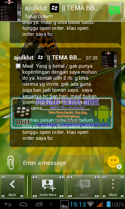 Download BBM Mod Transparan v2.4.0.9 Apk