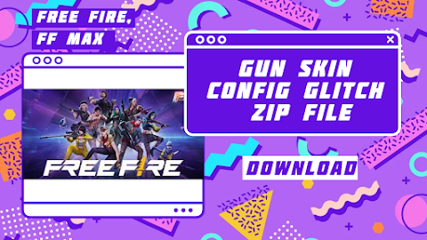 Free Fire Gun Skin Config Glitch Zip File FF Max