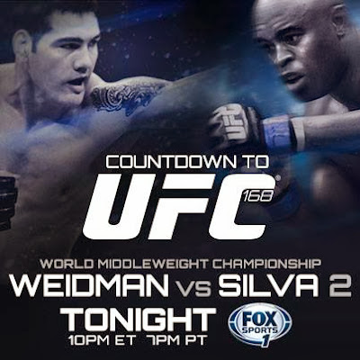 UFC 168 live stream Chris Weidman vs Anderson Silva