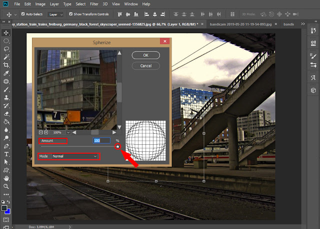 2 Cara Membuat Efek Fisheye / Gambar Cembung Di Photoshop CC Terbaru