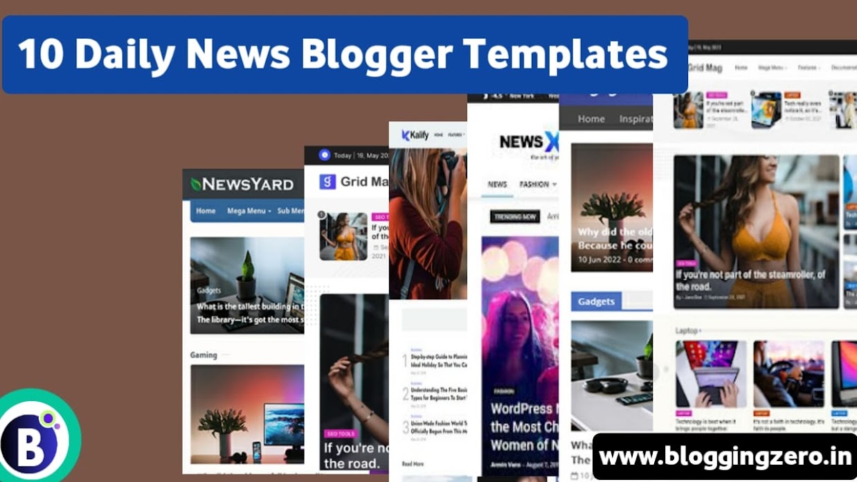 10 Daily News Blogger Templates Free Download 10 Daily News Blogger Templates Free Download