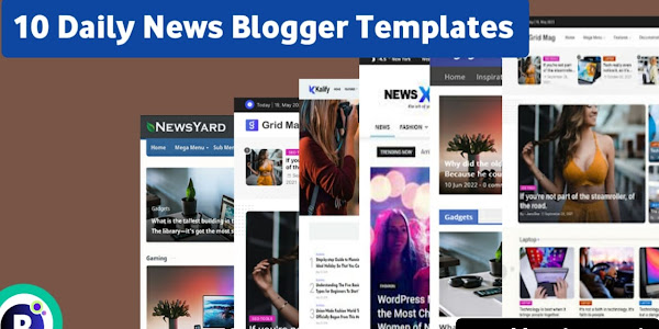 10 Daily News Blogger Templates Free Download | News Blogger Themes 2023 Free Download