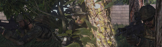 歩兵の顔に偽装を施したArma3 アドオン