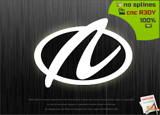 Aurora logo vector dxf for CNC free download