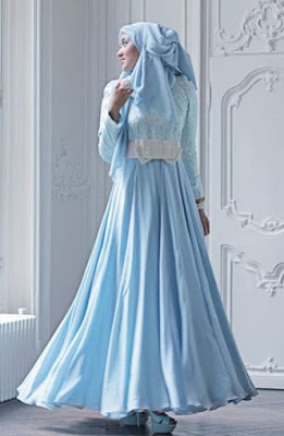 Busana Muslim Long dress modern