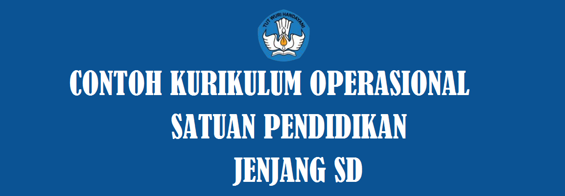 Download Contoh Kurikulum operasional satuan pendidikan (KOSP) SD