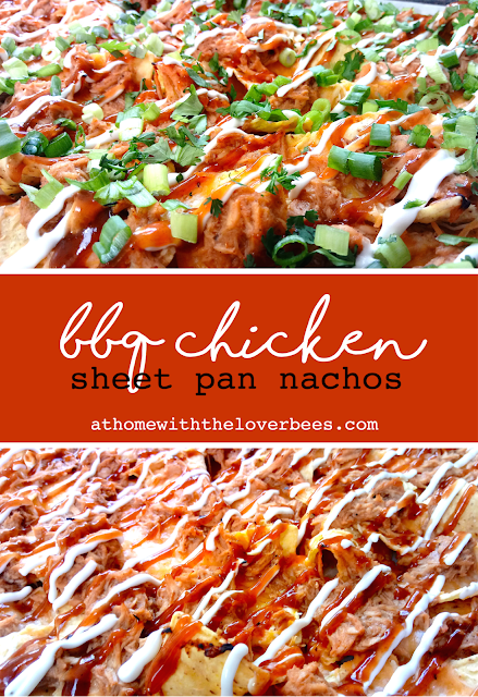 BBQ Chicken Sheet Pan Nachos Pin