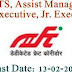 MTS, EXECUTIVE & MANAGER Posts in DFCCIL