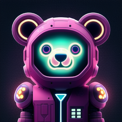 Cute Cyberpunk Bear (11)