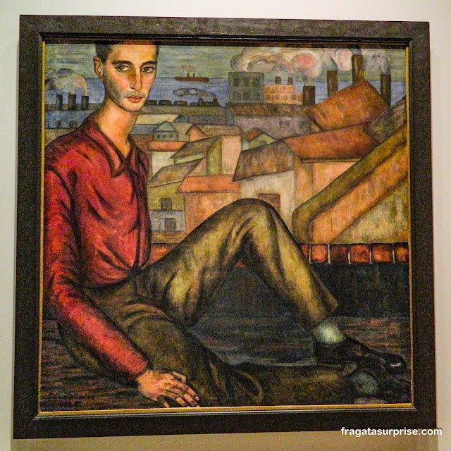 "Retrato de Homem" (1925), Julio Castellanos, Museu Nacional de Belas Artes, Buenos Aires, Argentina