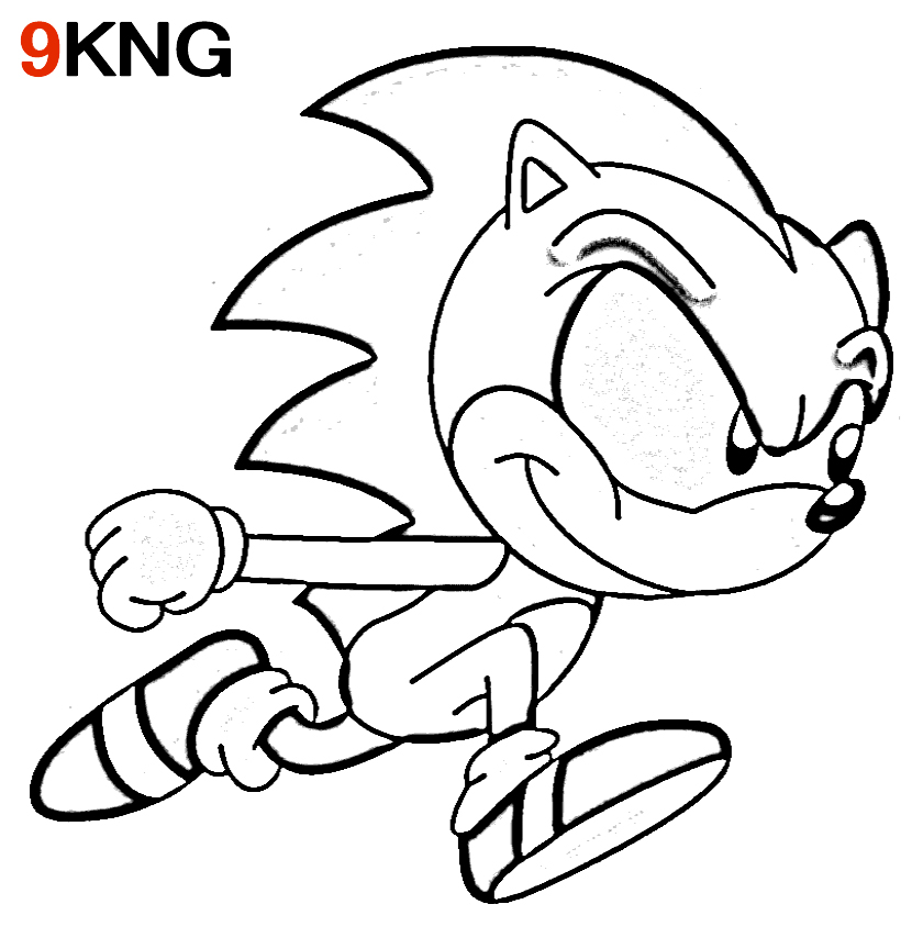 Sonic 2 Tails Ausmalbilder - 9KNG