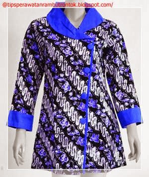  Model  baju  atasan  batik  wanita  Gambar Model  Baju  Batik  