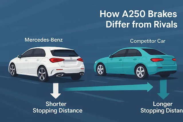 ライバル車との比較：A250の制動力はどこが違う？