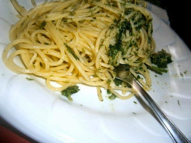 spagetti & pesto