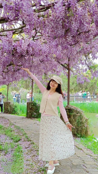 淡水紫藤花園二號水源園區（原紫藤咖啡園二店）紫色隧道好夢幻