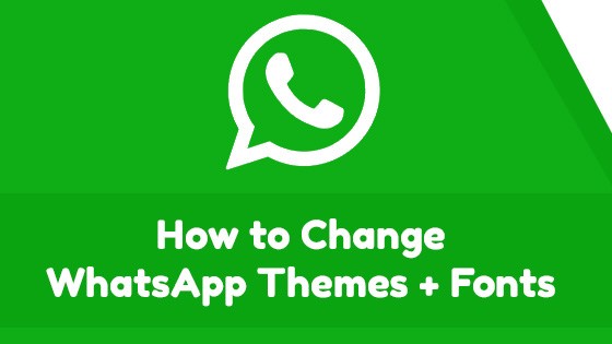  It has got many features that let us stay connected with friends and family How to Change Fonts & Themes in WhatsApp on Android