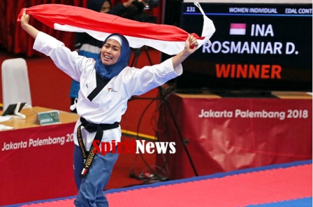 Inilah Defia Rosmaniar Setelah Meraih Medali Emas Pertama Indonesia di Asian Games 2018