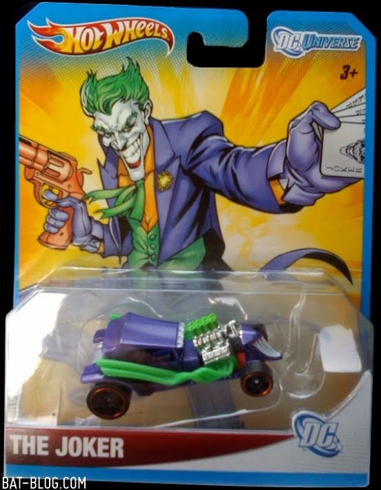 New 2012 DC Universe JOKER Hot Wheels Diecast Car in Stores Now