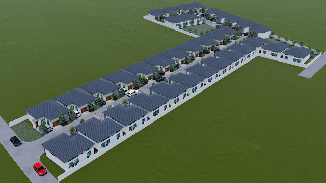 model rumah town house