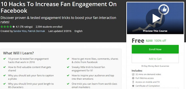 [100% Off] 10 Hacks To Increase Fan Engagement On Facebook| Worth 200$