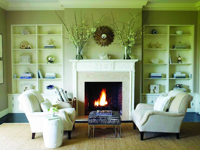 living room decor ideas with fireplace