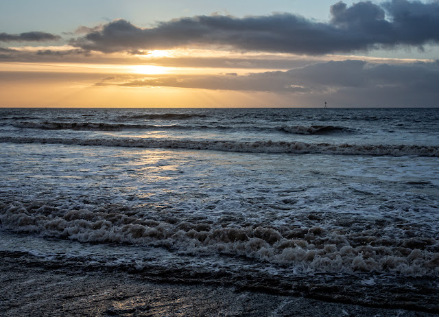 Photo of sunset over the Solway Firth