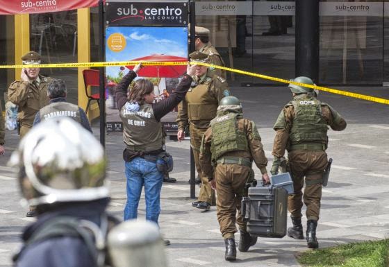 Mundo/ Ataque terrorista en Chile  provoca diez heridos