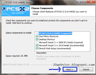 Cara Install PCSX2 0.9.8