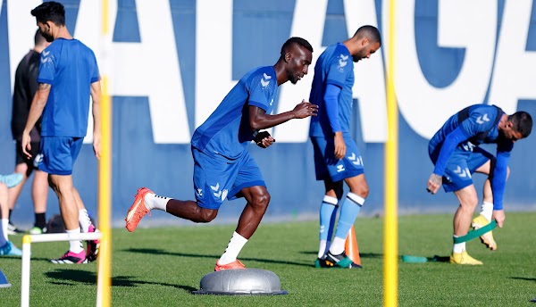 Málaga, Lago Junior ya entrena con el plantel