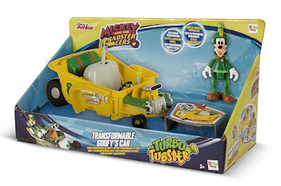  Toys : juguetes - MICKEY Y LOS SUPERPILOTOS Turbo Tubster de Goofy | Coche Transformable  IMC Toys 184220 | Serie Television 2018 | A partir de 3 años  COMPRAR ESTE JUGUETE EN AMAZON ESPAÑA