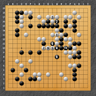 棋譜解説図（数字、記号入り）