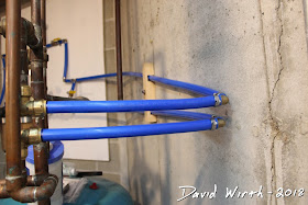 connect pipe from filter to house