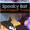 Spooky Bat Halloween Rice Krispie Treats