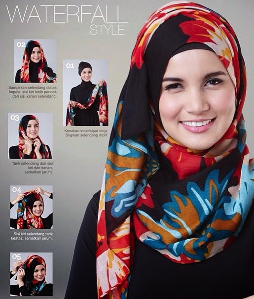 TUTORIAL BERHIJAB MODERN 2015  Tutorial Hijab