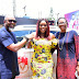 Photo News: Multichoice Presents Brand New SUV to Bisola Aiyeola