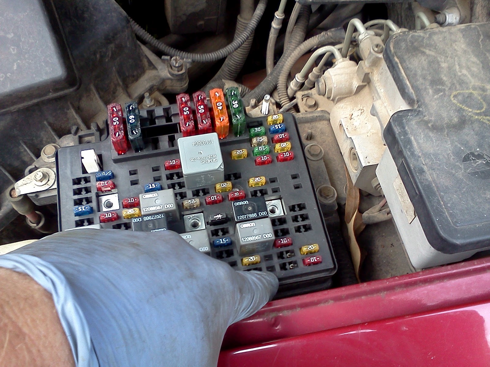 1998 chevy s10 fuse box wiring