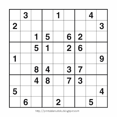 Free Printable Sudoku on Printable Sudoku